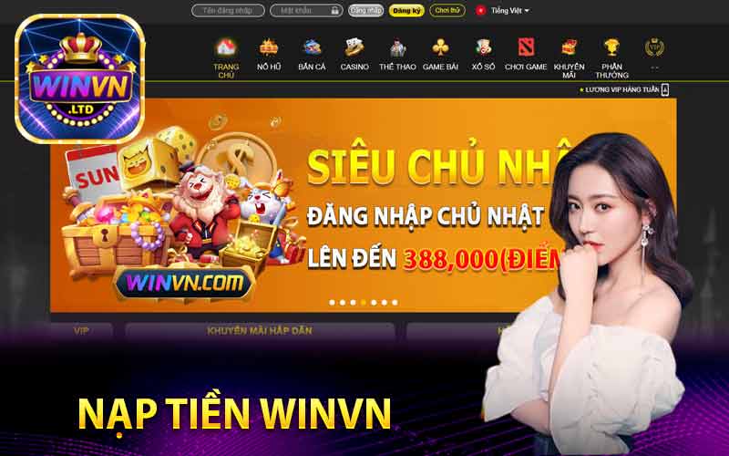 Nạp tiền Winvn