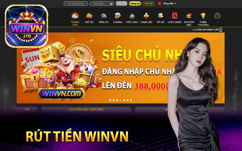 Rút tiền Winvn