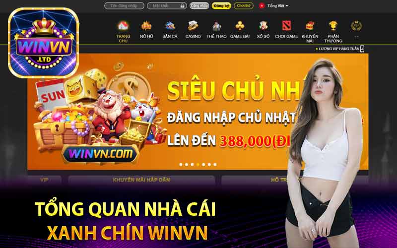 Tổng quan nhà cái xanh chín Winvn